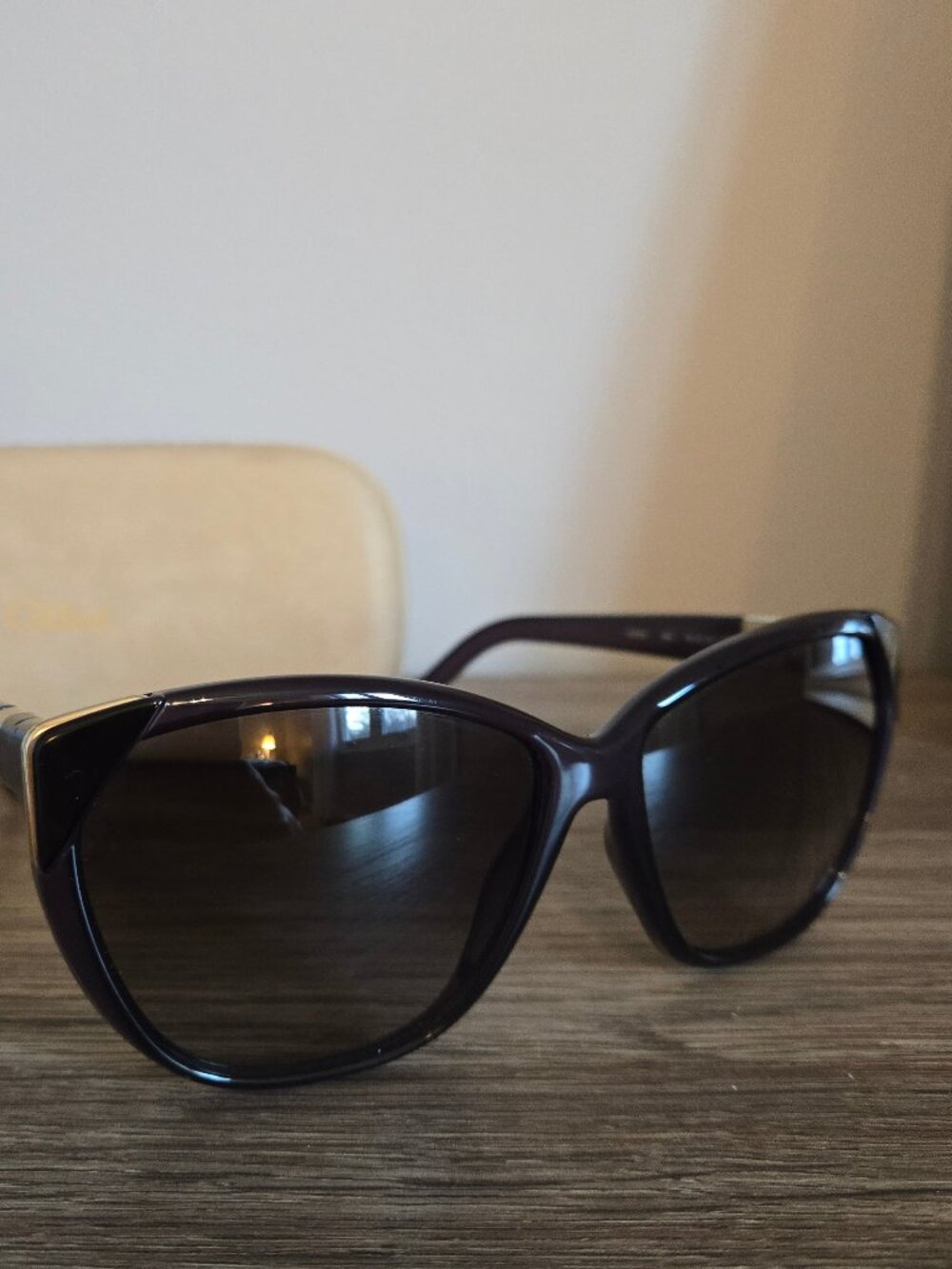 Chloe Black Designer Sunglasses